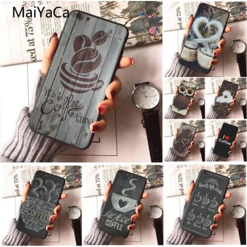 Coffee Love with Heart I Love Coffee Unique Newest The phone Case For iphone X 8 8plus Black 7 7plus 6 6s 12 mini 12PRO Max