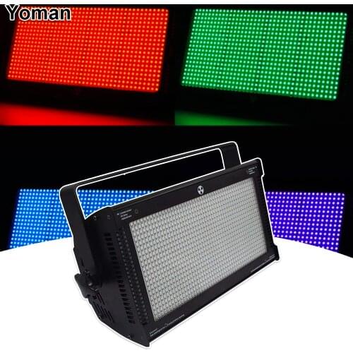 1000W Atomic Strobe Light RGB 3IN1 DMX512 Zones 112 Control Stroboscope Lights DJ Disco Flash Lamp RDM Party Club Bar Lighting