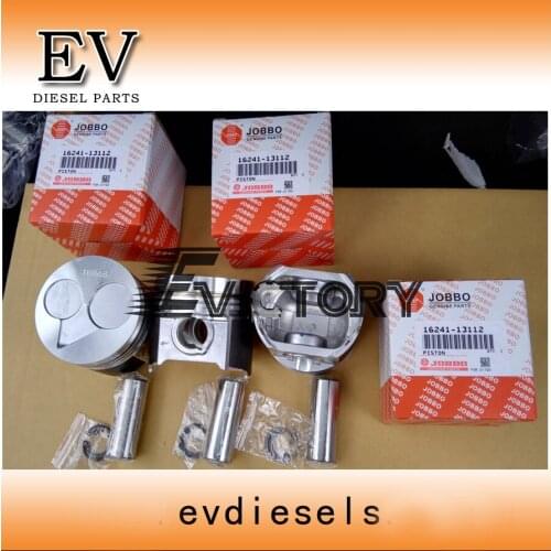 KUBOTA D1703 rebuild kit Overhaul repair piston + ring + gasket + bearing set