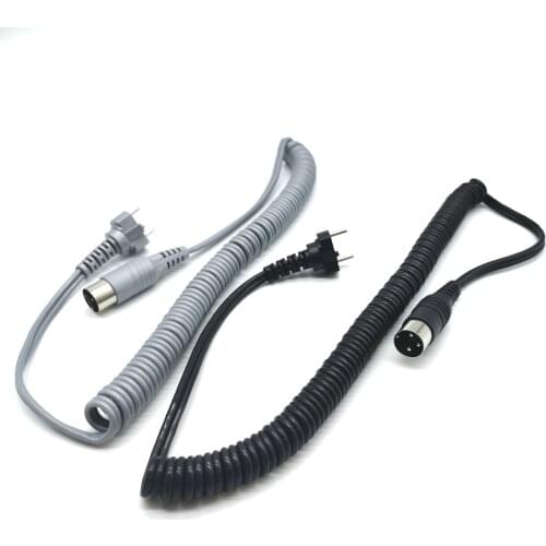2 Color Manicure machine Accessories Micro-motor Handpiece Cord power cable For Electric Nail Drill Carbon brush Handle rope
