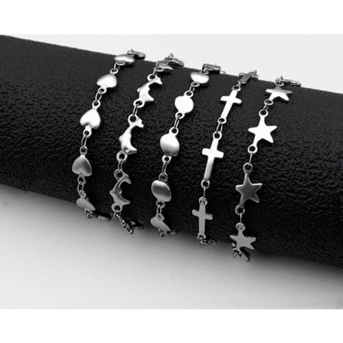 Fashion Titanium Steel Simple Bracelet Ladies Bracelet Chain Fresh and Wild Bracelet hot sale