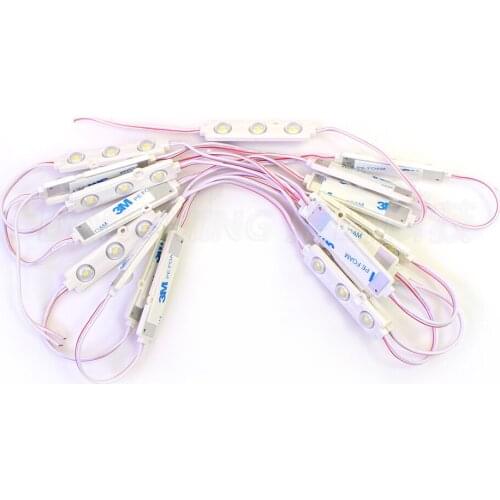 Free shipping led injection module DC12V ip65 waterproof led module light 5730 3 led modules translucent hight power modules