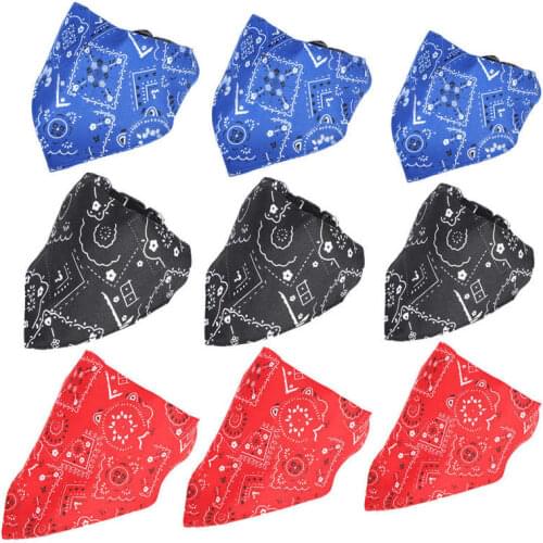 Pet Handkerchief with Adjustable Buckle Pet Pig Polyester Scarf Triangular Collar