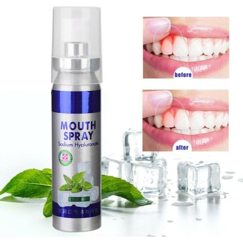 20ml Portable Mint Flavor Breath Refreshing Mouth Spray Bad Breath Removal Oral Spray Clean Teeth Whitening Mousse Oral Hygiene