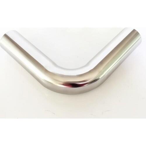 45mm 1.75" OD lengthen 100mm SUS 304 Stainless Steel Sanitary Butt Weld 90 Deg Elbow Pipe Fitting Homebrew Beer