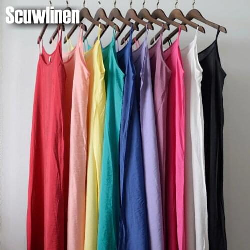 SCUWLINEN White Summer Dresses