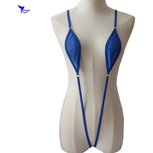 Sexy Micro One Piece Swimwear Costumes Lingeries Thong Swimsuit Mini Women 2019 Tanga Bathing Suit Beach Wear G-String Monokini