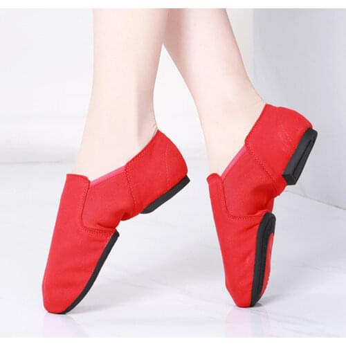 Indoor and Outdoor Soft Bottom Women Canvas Adult Jazz Ballet Shoe Teacher Fitting Yoga Dance Shoes