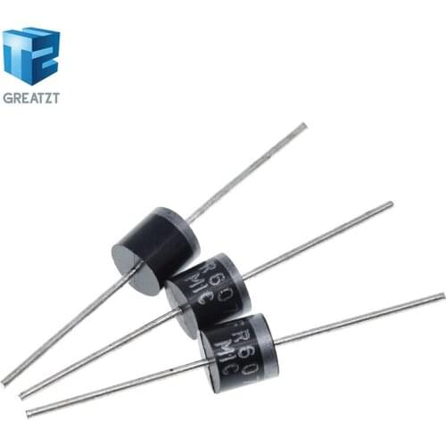 GREATZT 10PCS FR607 6A 1000V Fast Recovery Diodes