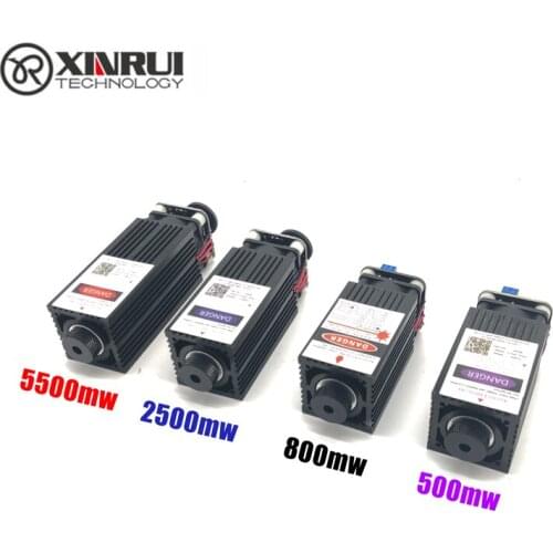 12v Laser Module 500mw Hx2.54 3p Interface 0.5w Blue Violet 405/450nm Engraving Machine Accessories