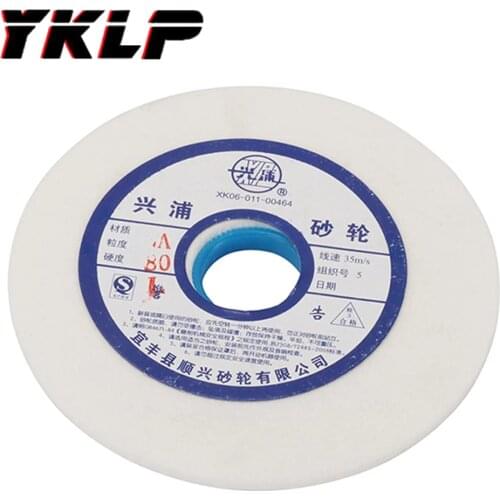 150mm White Corundum Ceramics Grinding Wheel 32mm Aperture For Metalworking