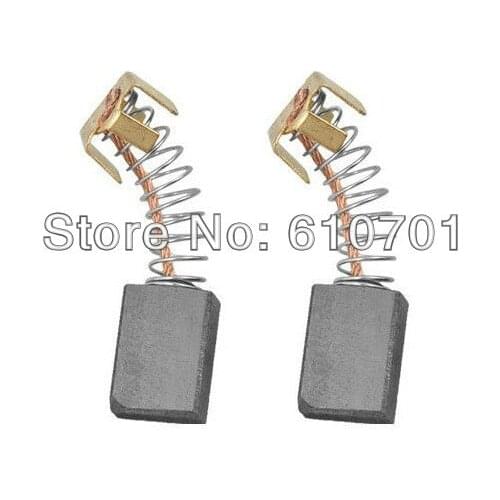 2pcs Electric Motor Graphite Carbon Brushes 5x8x11mm Springs&Wires Power Tool Hammer Generator Drill Grinder 3/16"x5/16"x7/16"