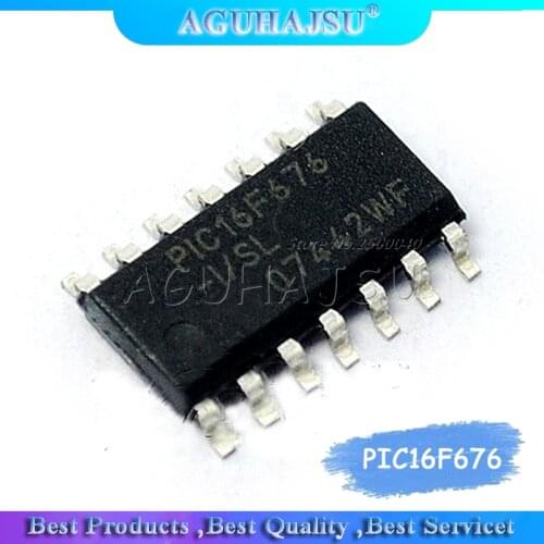 2pcs PIC16F676-I/SL PIC16F676 microcontroller package SOP-14 new original