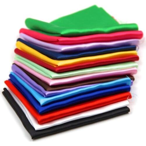 50cmX150cm 22 Color Soft Satin Fabric Wedding Party Decoration Box Lining DIY Clothing Sewing Background Accessories