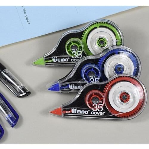 8272White Out Correction Roller Pen Correction Tape School Stationery Office Supply Student Stationery Office Accessories