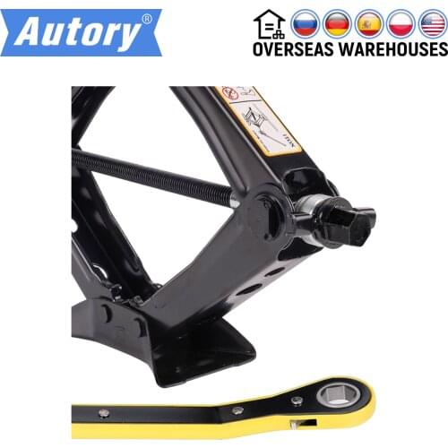 2 Ton Car Jack Hexagon Cordless Wrench Scissor Jacks Lifting Tire Tyre Change Ratchet Wrench Easy To Use Automobile Emergency