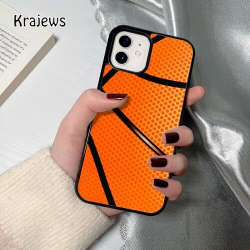 Krajews basketball skin coque Phone Case for iPhone 12 mini 5 6S 7 8 PLUS X XS XR 11 PRO MAX SE 2020 Cover Funda Shell