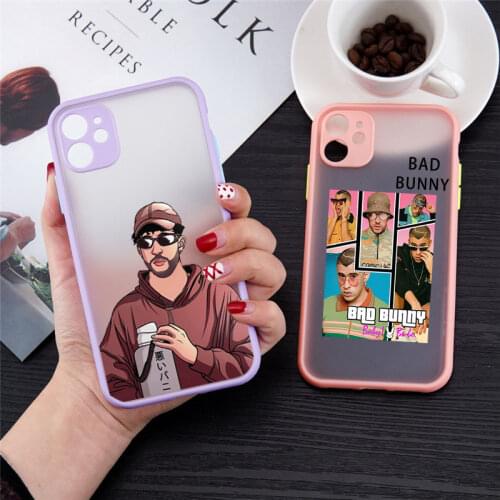 Yo Perreo Sola Bad Bunny Maluma Matte Clear Phone Case for IPhone 12 11 Pro Max 12mini 6 7 8Plus X XS XR MAX Fashion Cover Capa