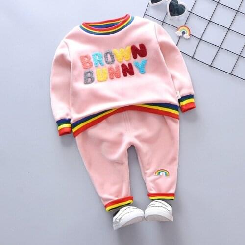 Baby Fashion Cotton Clothing Suits Children Boys 2 Pcs/Suits autumn winter Style Toddler Sport Clothes Sets Tracksuits 1 4 ages