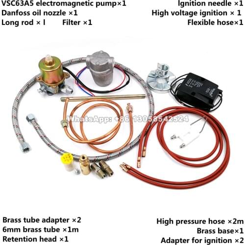 High Pressure Voltage Pulse Ignitor, Electromagnetic Oil Pump, Waste Oil Burner System, Ignitor Needle, Oil Nozzle