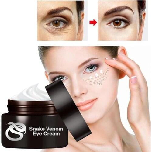 30g Snake Peptide Eye Cream Smooth Fine Lines Lifting Firming Skin Anti Removal Dark Circle Eyes Bags Fat Granule