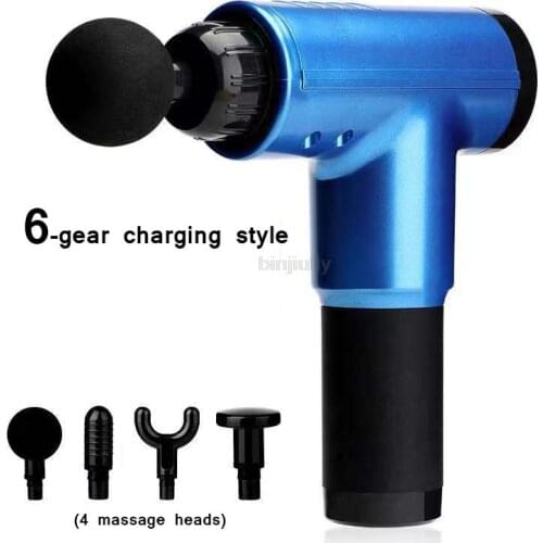 Fitness Deep Muscle Massage Guns Handheld Percussive Vibration Therapy Tissue Massager Electric foot Massage Body Relief Pain