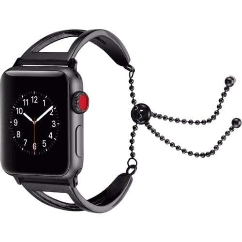 Fashion Steel Wrist Strap for Apple Watch Band 38mm/42mm/40mm/44mm Women/Men Exquisite Bracelet for iWatch Series SE/6/5/4/3/2