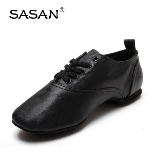 Sneakers Latin Dance Shoes Men Shoes Genuine Leather Teachers Man Boy Belly Dance Shoe 7721 Black Modern Jazz Flat Soft Sole