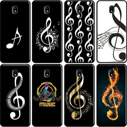 Music Note Musical Treble Clef Soft Case For Samsung Galaxy A3 A5 2016 J1 J3 J4 J5 J6 J7 2017 J2 Core J8 A9 A6 A8 Cover
