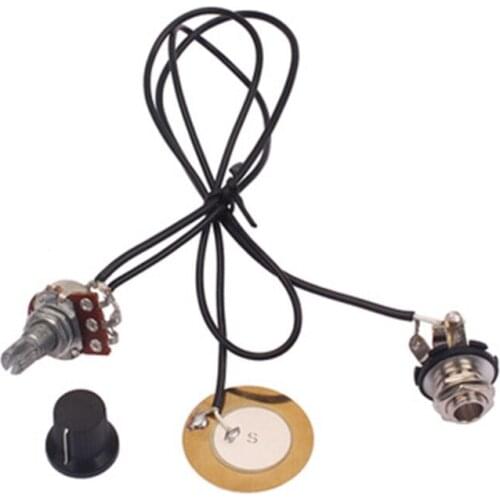 Piezo Transducer Pickup Amplifier for Guitar Violin Ukulele Banjo Cigar Box