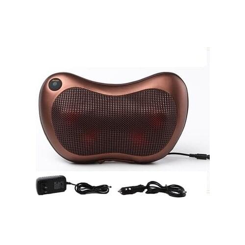 4 heads/ 8 heads Cervical spine massager neck lumbar back multi-function body massage massage pillow, car cushion for leaning on