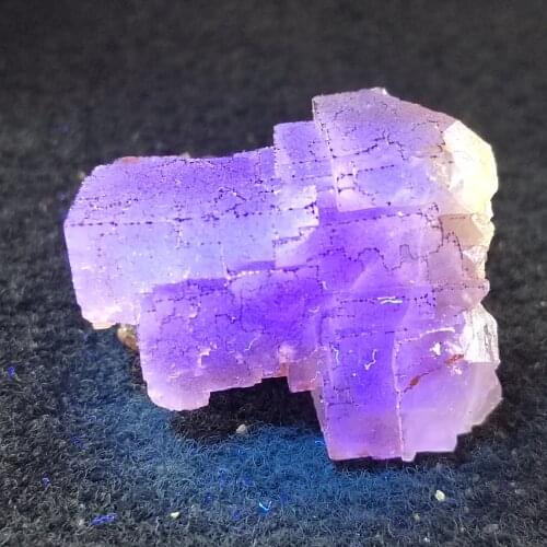 58.6g-139gNatural lavender fluorite mineral home decoration ring vein healing geology teaching CRYSTAL QUARTZ GEM