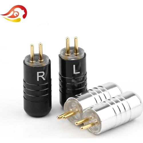 QYFANG 1 Pair Aluminum Alloy 0.78mm Earphone Pins DIY Plug Audio Jack Adapter For JH Audio JH16 JH11 Pro Solder Wire Connector