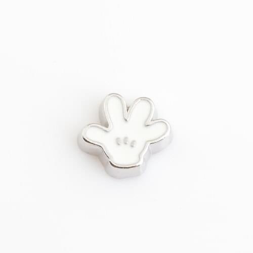 Hand, Floating charms,Fit floating charm lockets, FC0404