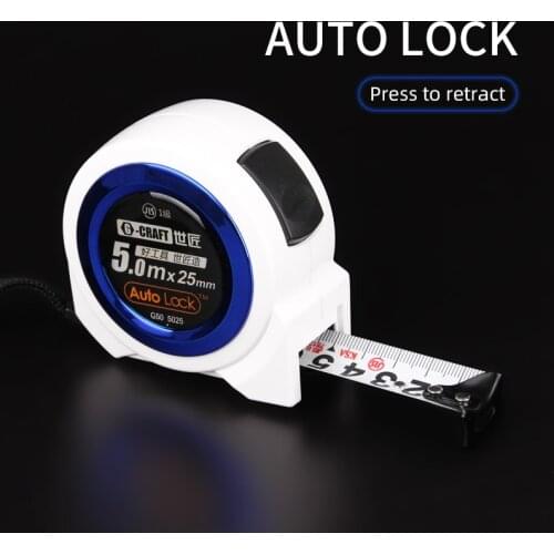 3M, 5m, 8m Steel Tape, Carpenters Ruler, Automatic Lock, High Precision Metric Measuring Tool For Designers