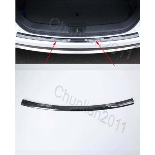 Steel Rear Bumper Protector Cover Trim For 2017-2020 Mitsubishi Eclipse Cross Black 1PCS