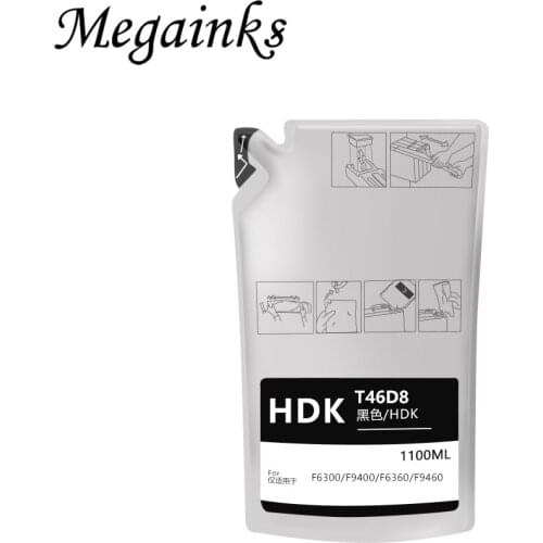 T46D T46D2 T46D3 T46D4 Sublimation ink for epson F6300 F9400 F6360 F9460 printer subiliation ink bag