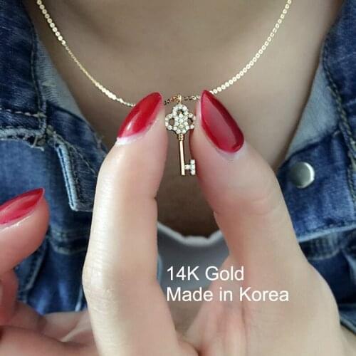 Jewellery 14k gold necklace AU58.8 14K Necklace H006