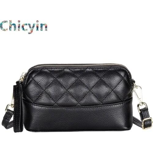 Top Quality Women Bags Cow Leather Crossbody Shoulder Bags Fashion Small Lady Flap Purse Female Bag Valentine Gift For Girl