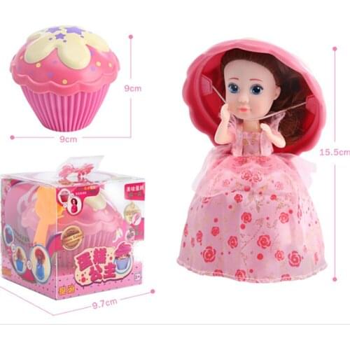 15cm Cartoon Lovely Cupcake Princess Doll Transformed Scented Beautiful Cute Cake Doll Toy Girls Toys For Children