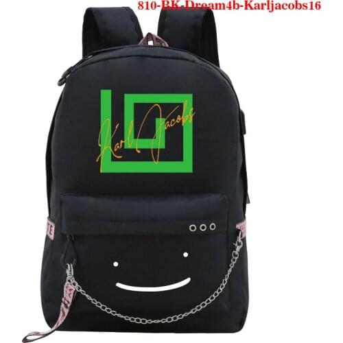 2021 Hot Sale Dream Merch Print Mochila Backpack Boys Girls Schoolbag Travel Bag Laptop USB Charge Bagpack Daily Bag Mochila Men