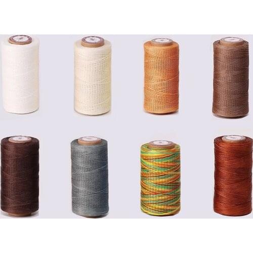 260M 150D 1MM Leather Sewing Waxed Wax Thread Hand needle Cord Craft DIY