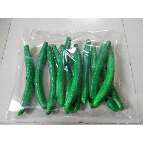 8cm cucumber Simulation fruit Mini Fruit model simulation fruit vegetable set fake fruit decorative accessories
