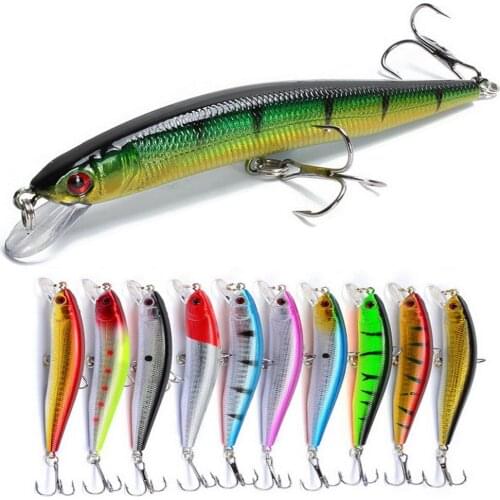 8g 9.5cm Fishing Lures Minnow Wobbler Floating Bass Trolling Artificial Hard Bait Crankbait Carp Pesca Fishing Tackle 15 Styles