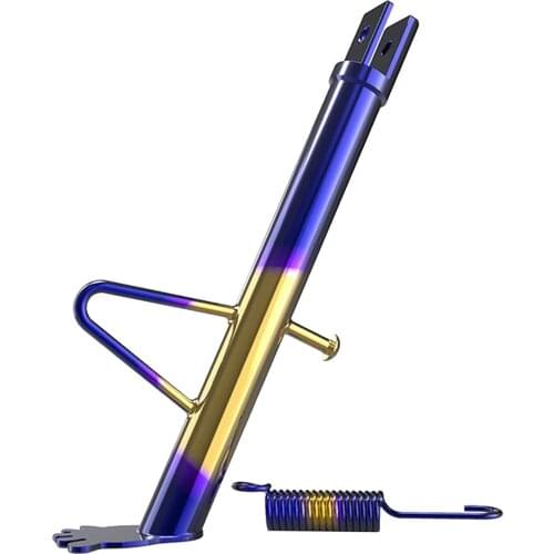 Motorcycle Accessories Scooter Titanium Side Support Kick Stand Parking Rack