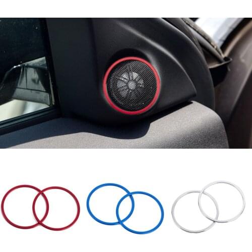 Car Door Audio Speaker Cover Trim Accessories for Land Rover Range Evoque Convertible Ember Edition 2013- 2017