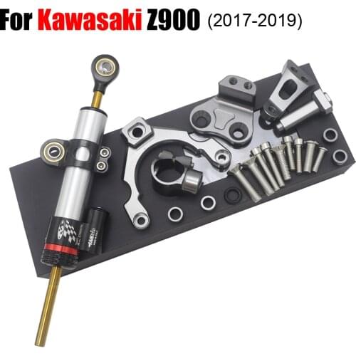 Fast Shipping for kawasaki Z900 2017 2018 2019 Motorcycle Accessories Steering Damper Mounting Bracket Kit Stabilizer Adjustable