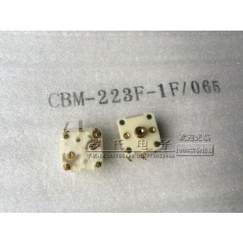 CBM-223F-1F FM Radio Duplex Tuning Capacitor PVC Film Variable Capacitor 20p+20p