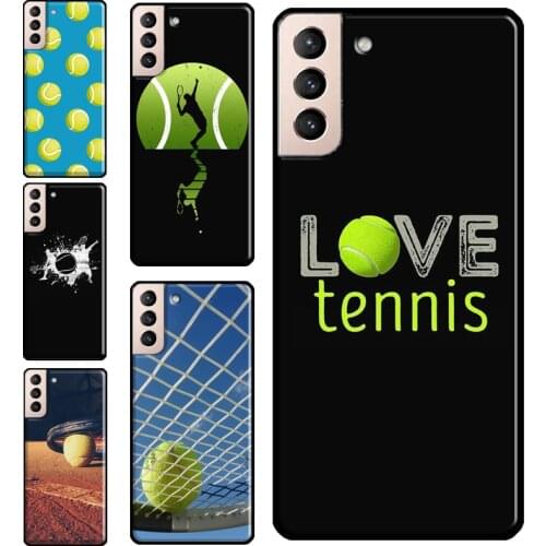 Tennis Ball Sport Soft Cover Case For Samsung S20 FE S8 S9 S10 Plus S10e Note 9 10 Note20 S21 Ultra Coque