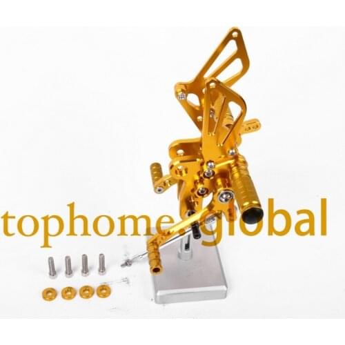 For Suzuki GSXR1300 Hayabusa 1999 - 2007 Gold CNC Rearsets Foot Pegs Rear Set 2000 2001 2002 2003 2004 2005 2006 2010 2011 2012